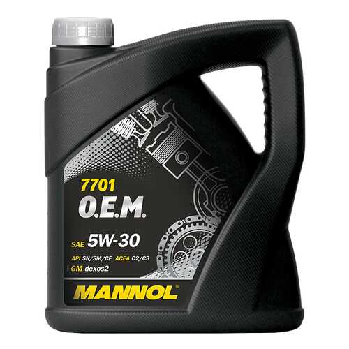 Моторное масло Mannol 7701 O.E.M. 5W-30 4л в Шелл