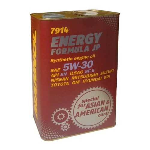 Моторное масло Mannol Energy Formula JP 5W-30 4л в Шелл