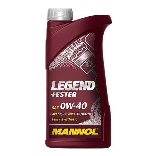 Моторное масло Mannol Legend Ester 0W-40 1л в Шелл