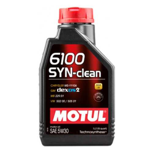 Моторное масло Motul 6100 SYN-clean 5W-30 1л в Шелл