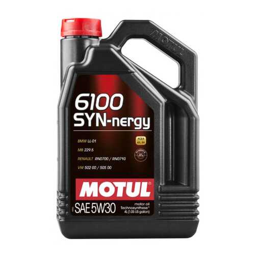 Моторное масло Motul 6100 SYN-NERGY 5W-30 4л в Шелл