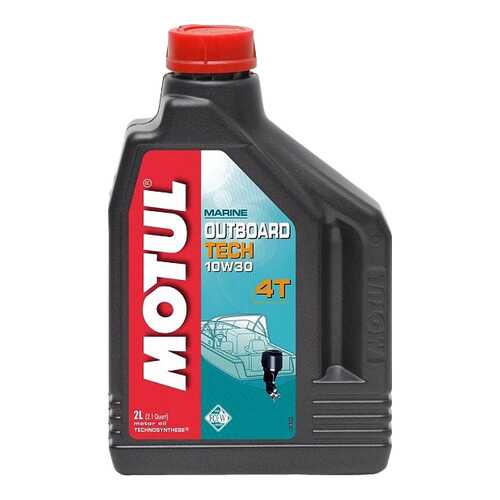 Моторное масло Motul Outboard Tech 4T 10W-30 2л в Шелл