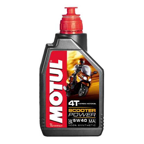 Моторное масло Motul Scooter Power 4T MA 5W-40 1л в Шелл