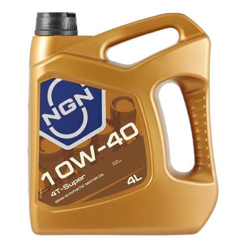 Моторное масло NGN 4T-Super 10W-40 4л в Шелл