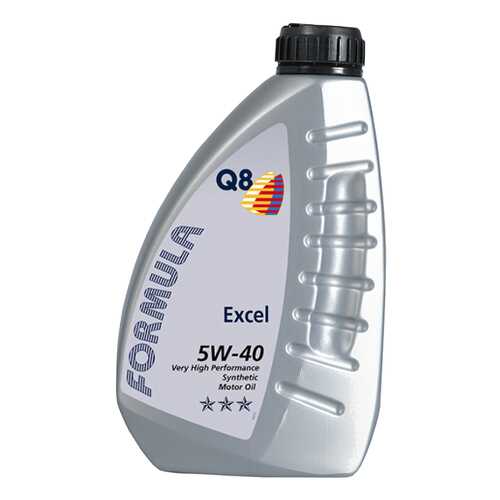 Моторное масло Q8 Oils Formula Excel 5W-40 1л в Шелл