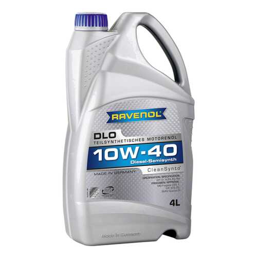 Моторное масло Ravenol DLO SAE 10W-40 4л в Шелл