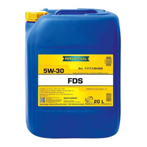 Моторное масло RAVENOL FDS SAE 5W-30 ( 20л) new в Шелл