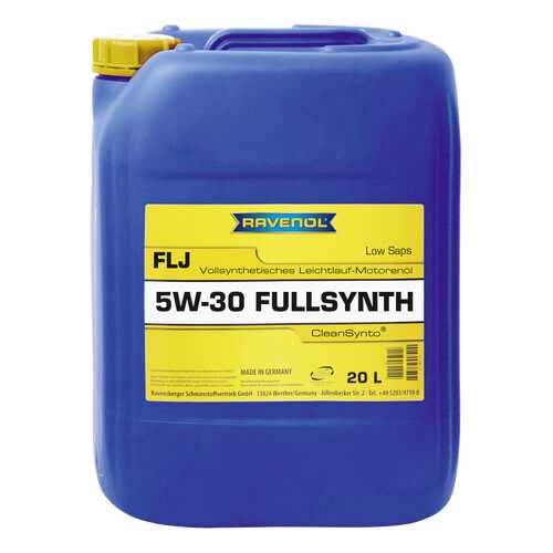 Моторное масло Ravenol FLJ SAE 5W-30 20л в Шелл