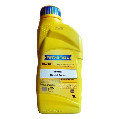 Моторное масло Ravenol Formel Diesel Super 10W-30 1л в Шелл