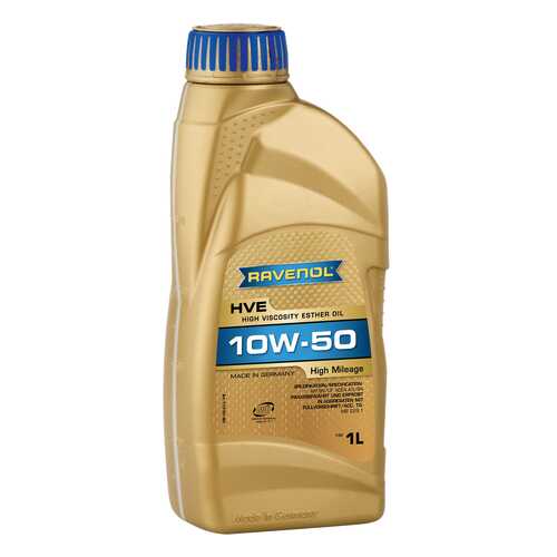 Моторное масло Ravenol HVE High Viscosity Ester Oil SAE 10W-50 1л в Шелл