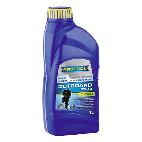 Моторное масло Ravenol Outboardoel 4T SAE 15W-40 1л в Шелл