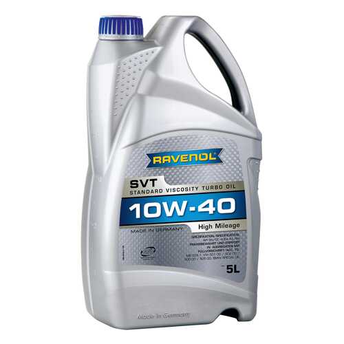 Моторное масло Ravenol SVT Stand Viscosity Turbo Oil SAE 10W-40 5л в Шелл