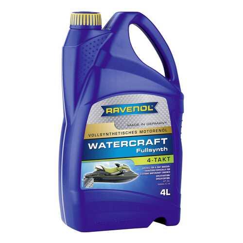 Моторное масло Ravenol Watercraft 4-Takt 10W-40 4л в Шелл