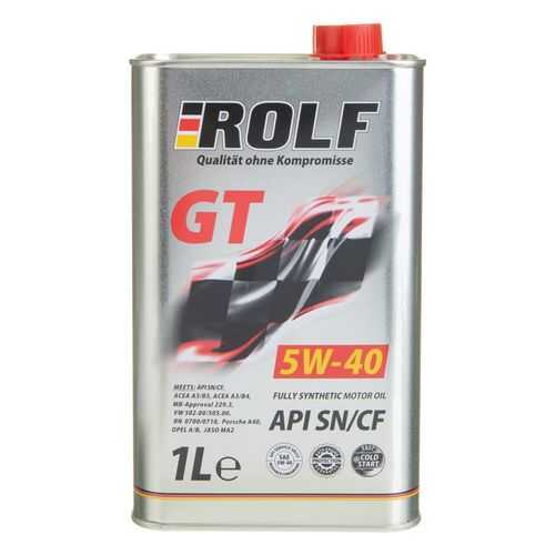 Моторное масло ROLFGT SAE 5W-40 API SN/CF в Шелл