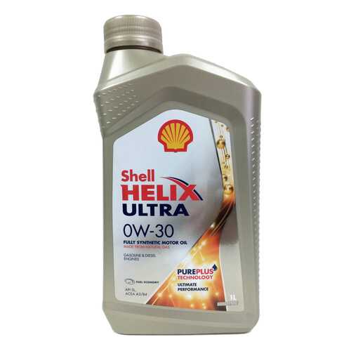 Моторное масло Shell Helix Ultra 0W-30 1л в Шелл