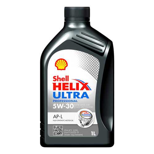 Моторное масло Shell Helix Ultra 5w-30 1л в Шелл