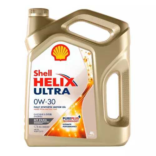 Моторное масло Shell Helix Ultra ECT C2/C3 0W-30 4л в Шелл