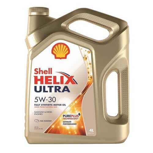 Моторное масло синтетическое Shell Helix Ultra 5w30 4л в Шелл