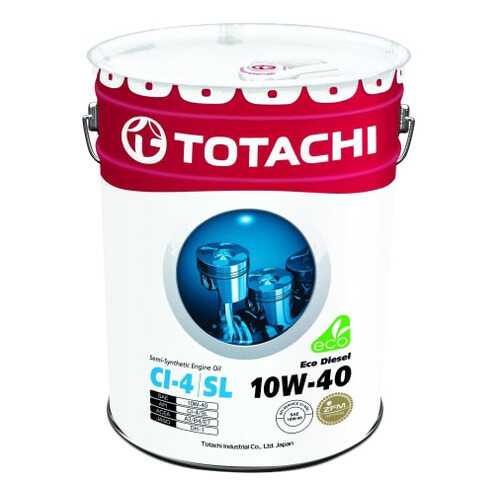 Моторное масло Totachi Eco Diesel Semi-Synthetic 10W-40 20л в Шелл