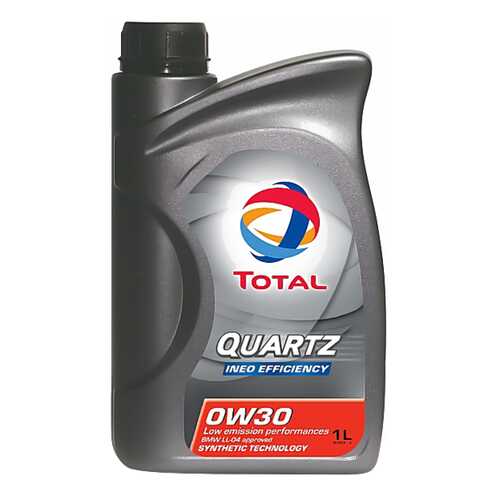 Моторное масло Total Quartz Ineo efficiency 0W-30 1л в Шелл