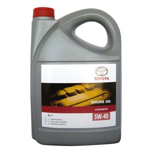 Моторное масло Toyota Engine Oil Synthetic 5W-40 5л в Шелл