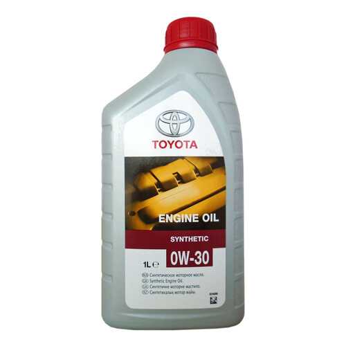 Моторное масло Toyota Engine Oil Synthetic SAE 0W-30 1л в Шелл