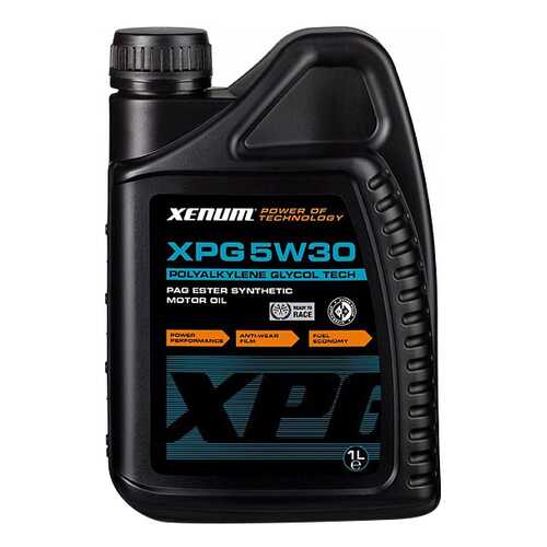 Моторное масло Xenum XPG 5W-30 1л в Шелл