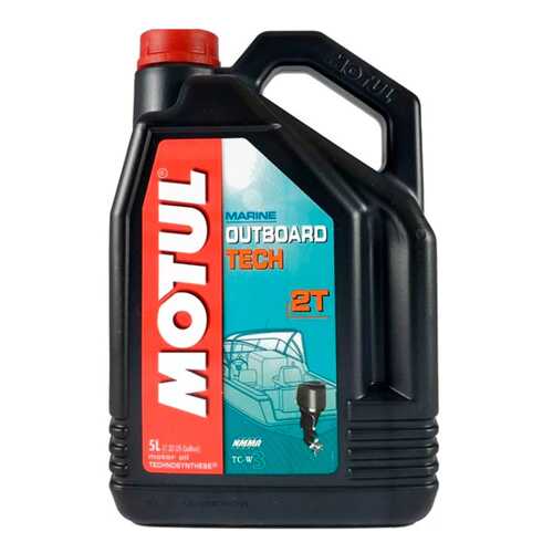 MOTUL 101728 2t outboard tech моторное масло для 2-такт лод. мот. 5л в Шелл