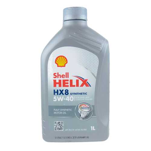 Shell М/Масло Синтетика Shell Helix Hx8 5w-40 1l в Шелл