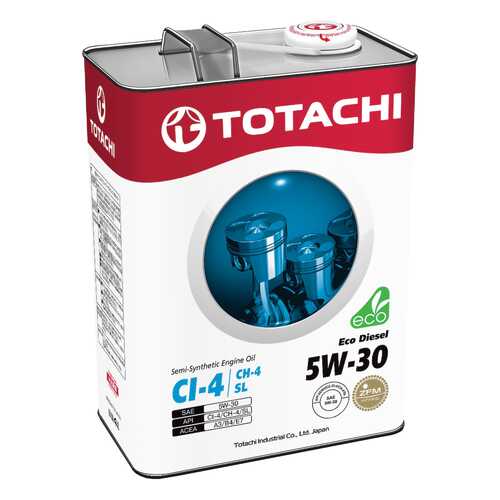 TOTACHI Eco Diesel Semi-Synthetic CI-4/CH-4/SL 5W-30 6л в Шелл