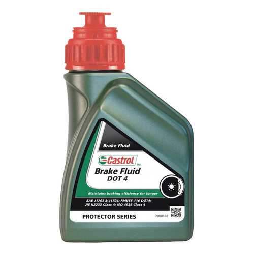 Тормозная жидкость Castrol Brake Fluid DOT4 0.5л 155BD0 в Шелл