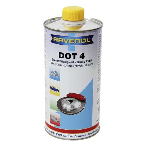 Тормозная жидкость RAVENOL DOT 4 1л 1350601-001-01-000 в Шелл