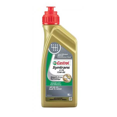 Масло трансмиссионное Castrol syntrans v fe 75w-80 1л 156c41 4673070060 в Шелл