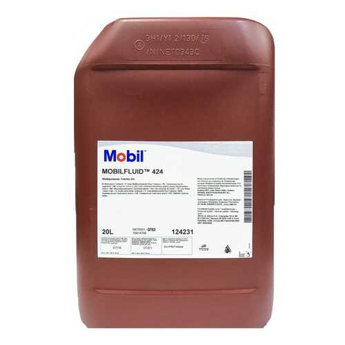 Масло трансмиссионное Mobil Mobilfluid 424 20 л 155084 в Шелл