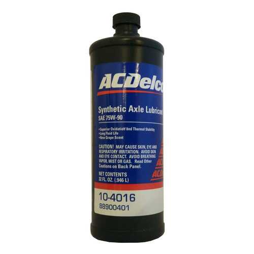 Трансмиссионное масло AC DELCO Synthetic Axle Lubricant SAE 75W-90 (0,946л) в Шелл