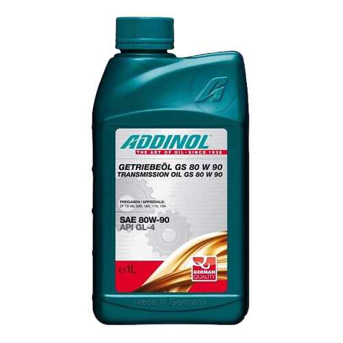 Трансмиссионное масло ADDINOL 80w90 1л 4014766070456 в Шелл