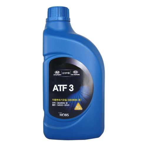 Трансмиссионное масло Hyundai-KIA ATF 3 DEXRON III 75w 1л 450000121 в Шелл