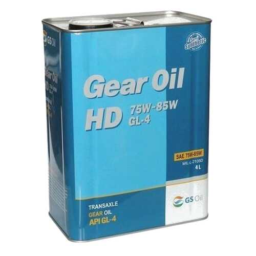 Трансмиссионное масло Kixx Gear Oil HD 75w85 4л L271744TE1 в Шелл