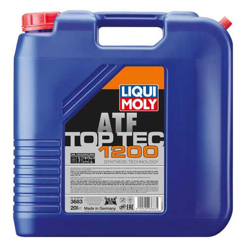 Трансмиссионное масло LIQUI MOLY Top Tec ATF 20л 3683 в Шелл