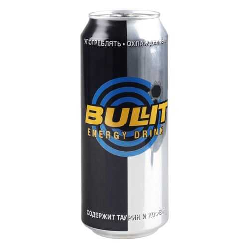Напиток энергетический Bullit газированный жестяная банка 0.5 л в Шелл