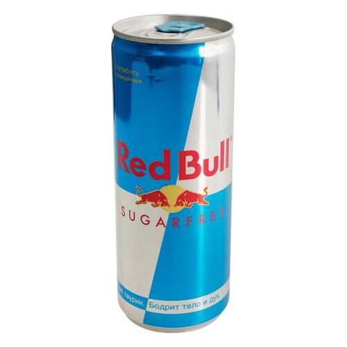 Напиток энергетический Red Bull без сахара жестяная банка 0.25 л в Шелл