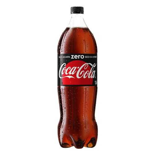 Напиток сильногазированный Coca-Cola zero безалкогольный пластик 1.5 л в Шелл